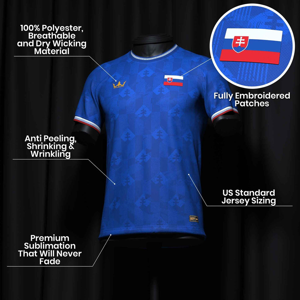 Slovakia Heritage Custom Football Jersey