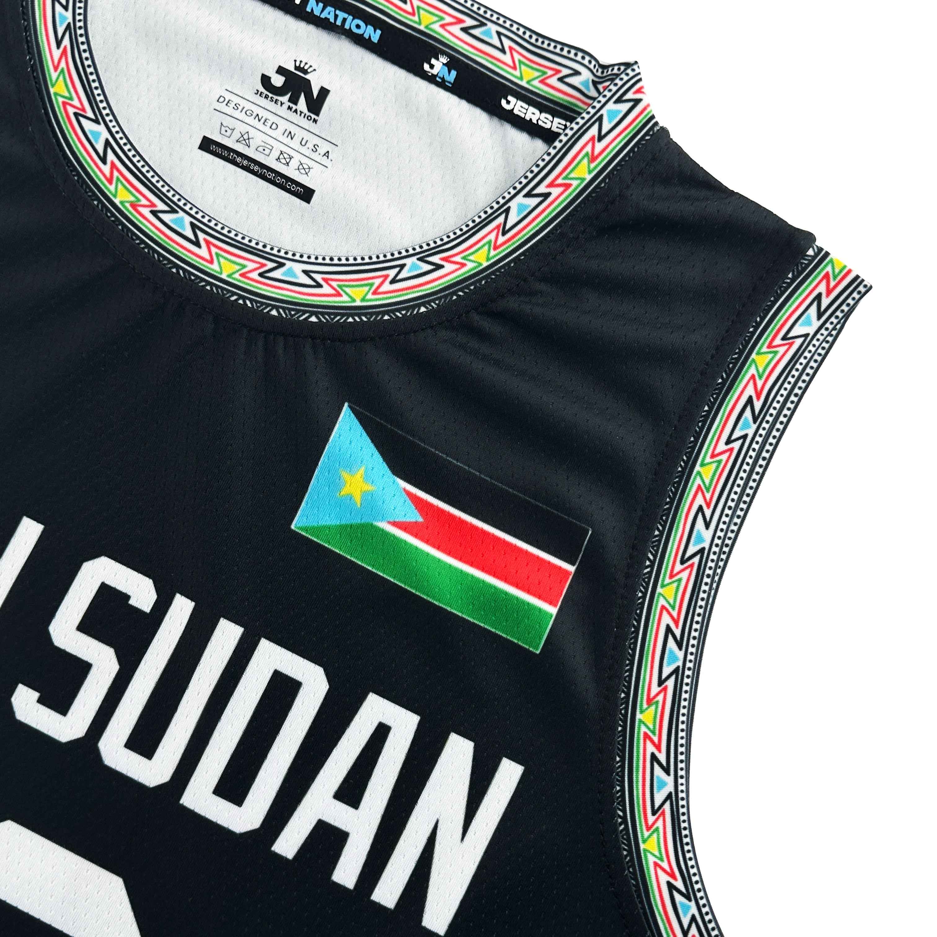 South Sudan Heritage Custom Basketball Jersey