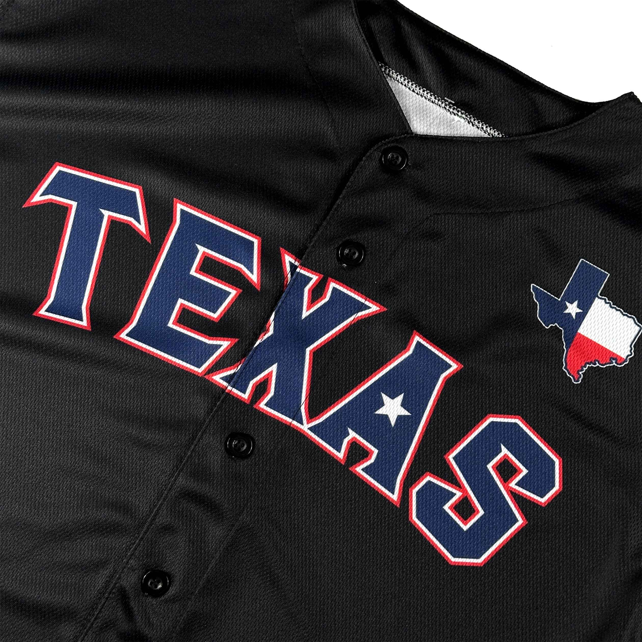 Texas Lone Star Heritage Custom Baseball Jersey