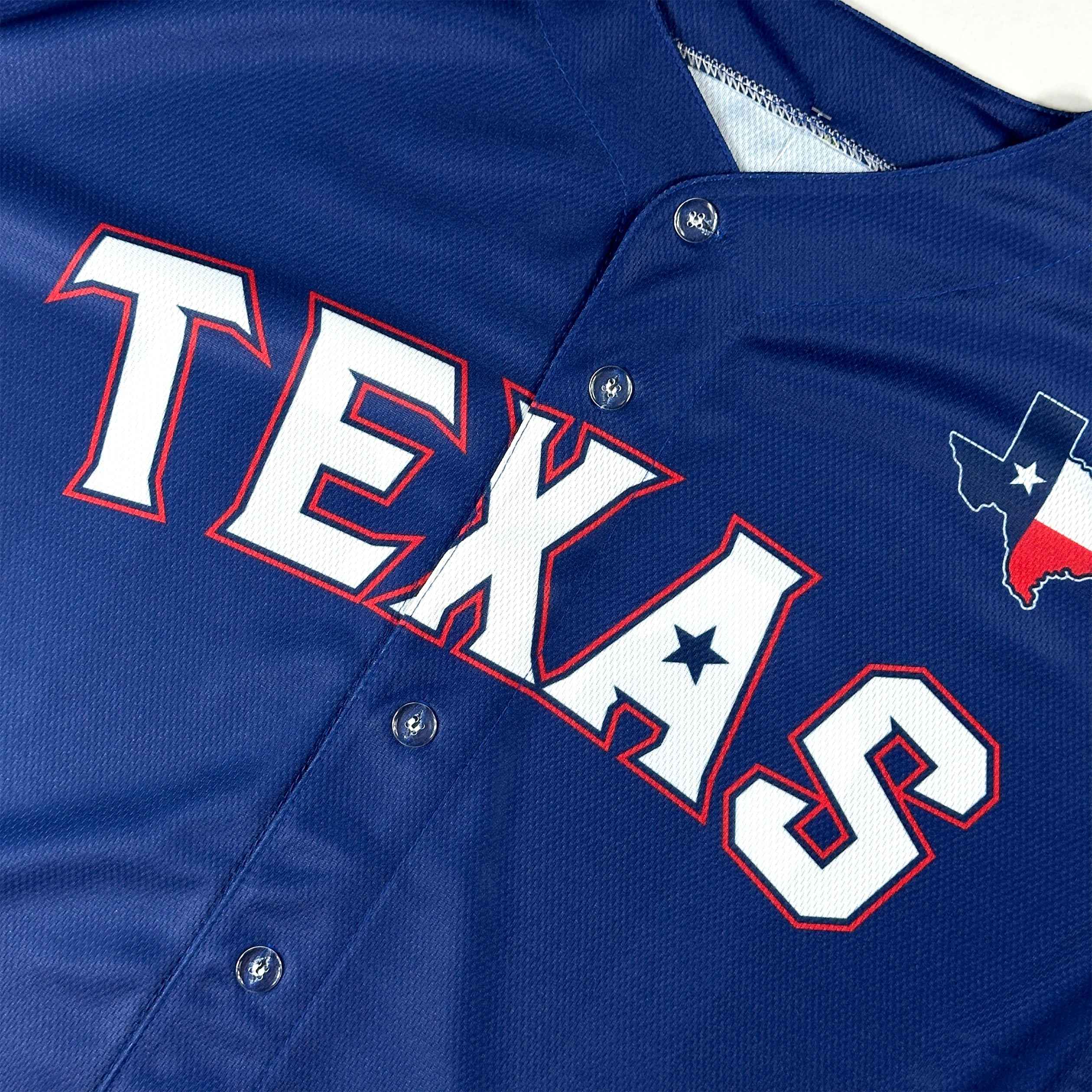 Texas Lone Star Heritage Custom Baseball Jersey
