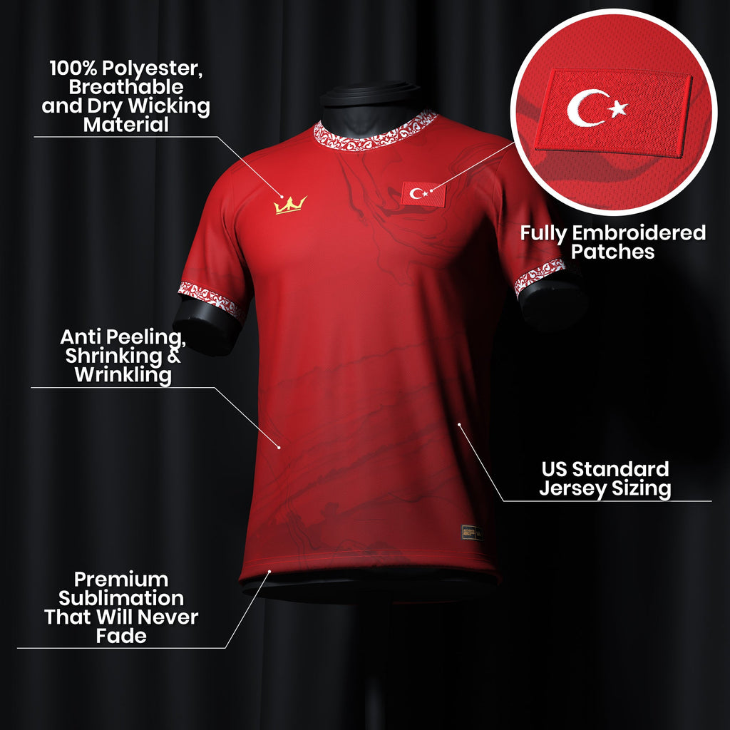 Türkiye Heritage Custom Football Jersey