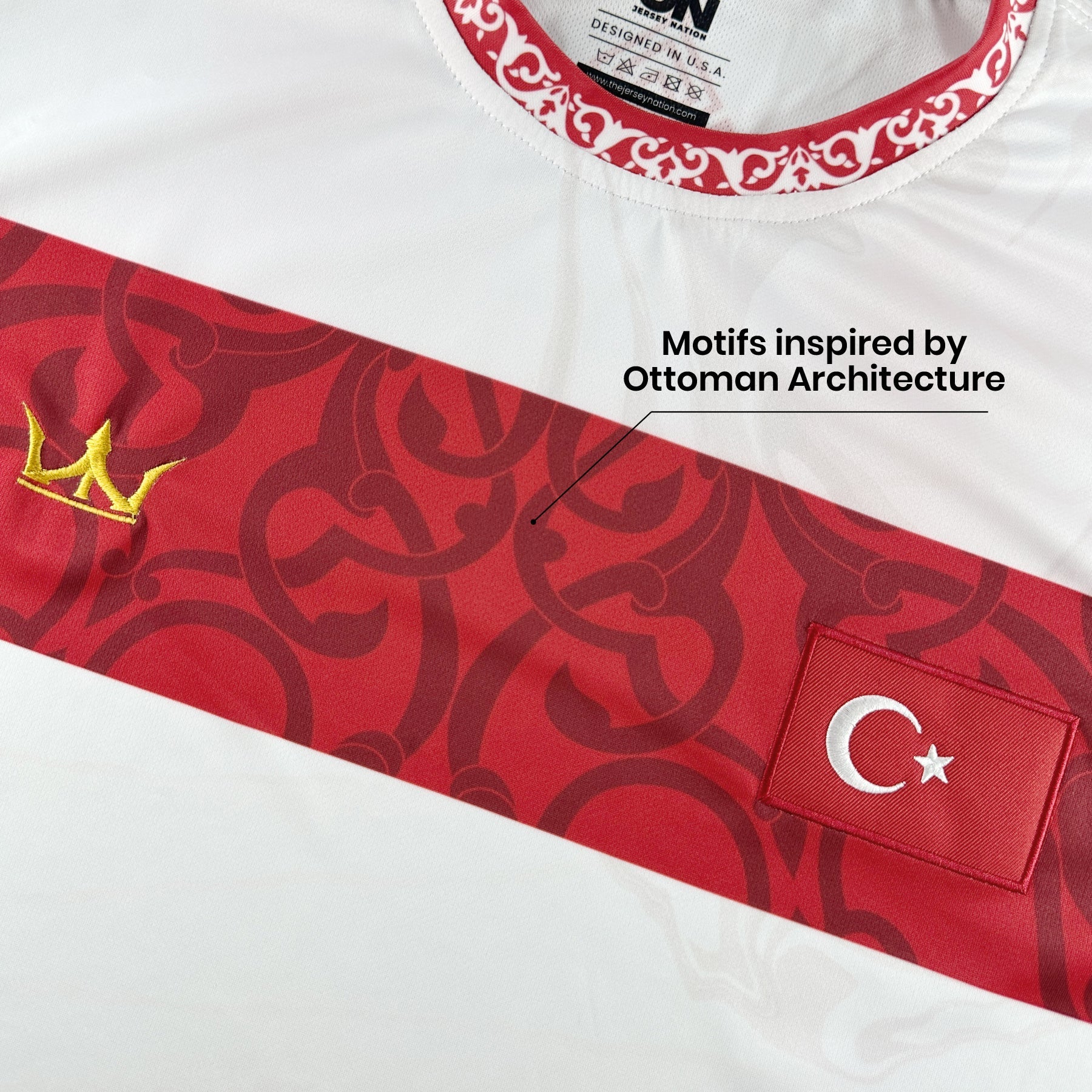 Türkiye Heritage Custom Football Jersey