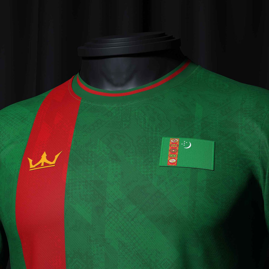 Turkmenistan Heritage Custom Football Jersey