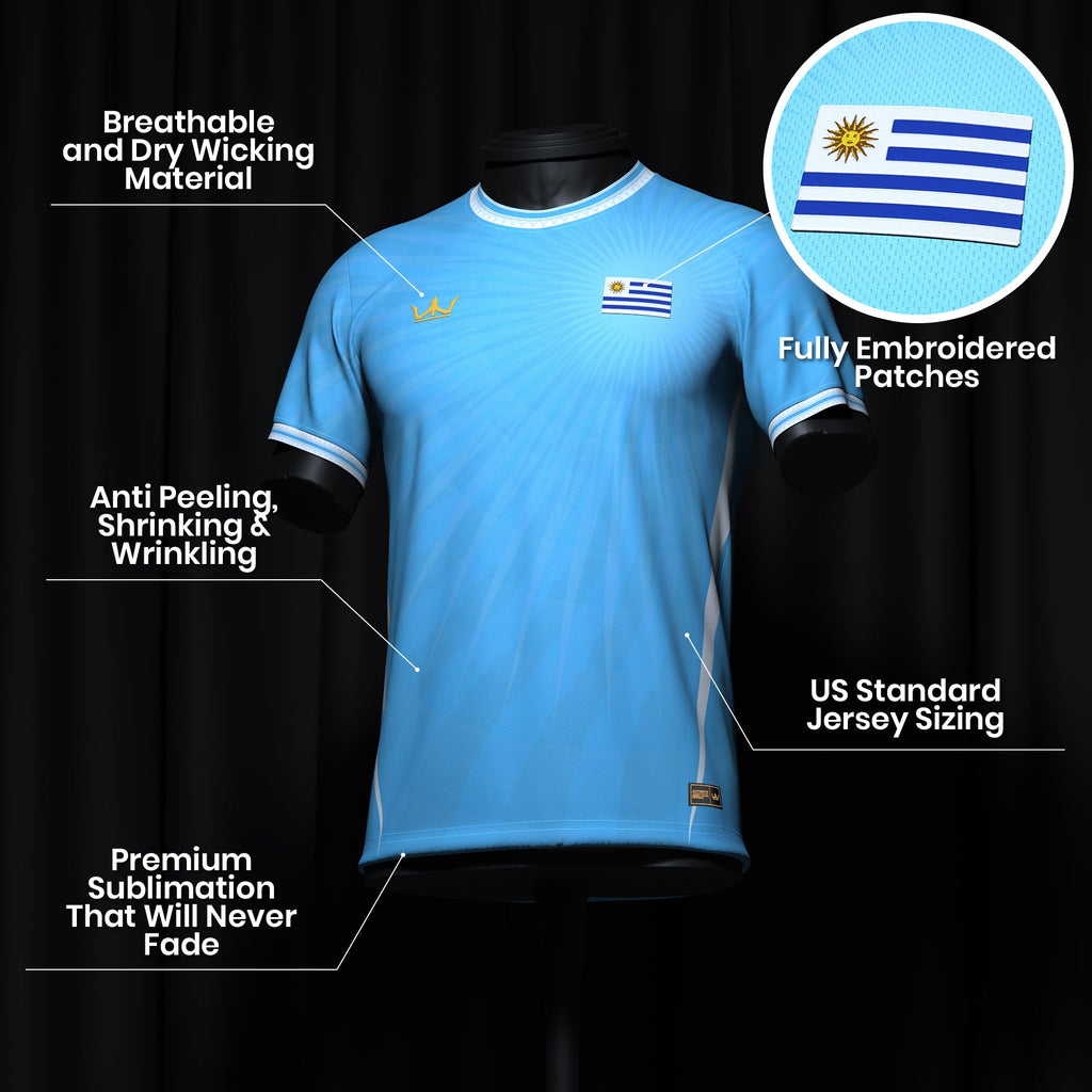 Uruguay Heritage Custom Football Jersey