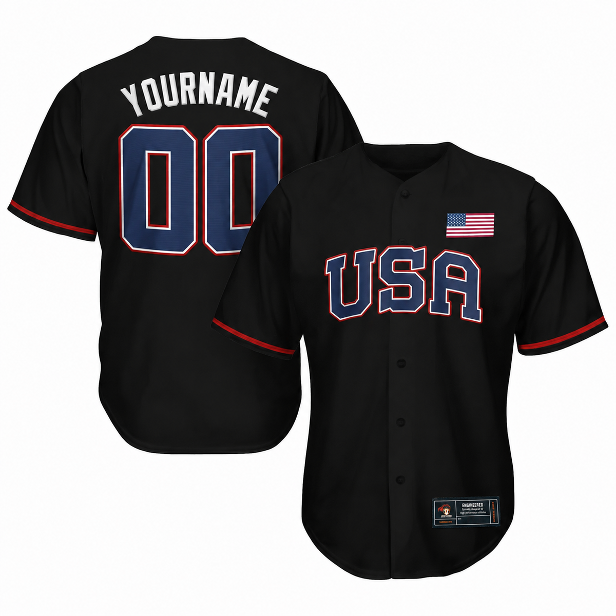 USA Heritage Custom Baseball Jersey