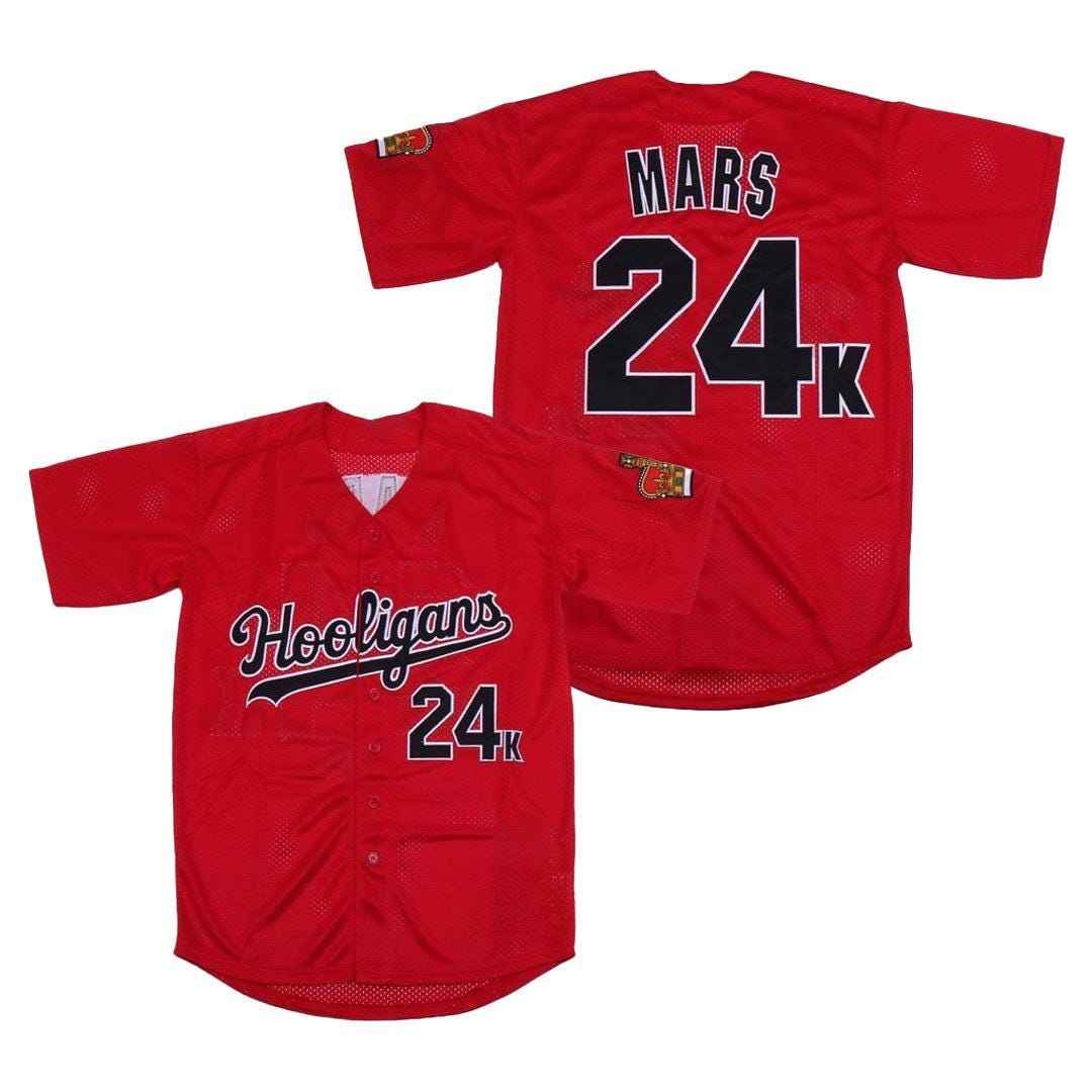 HOOLIGANS MARS 24K ユニフォーム Hooligans Mars 24K Jersey - Custom Baseball Jersey, Stylish