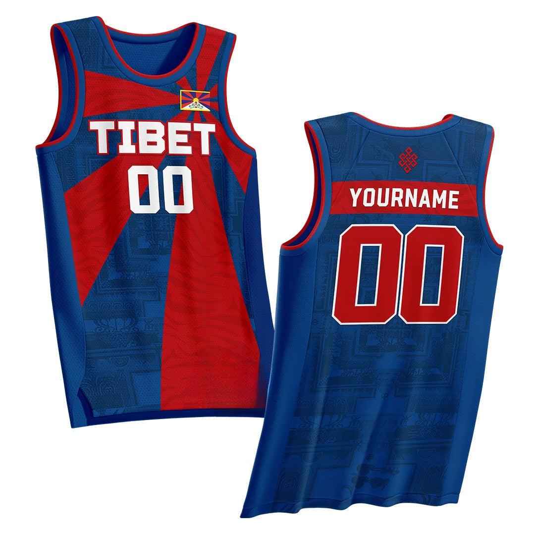Custom Tibet Heritage Custom Basketball Jersey