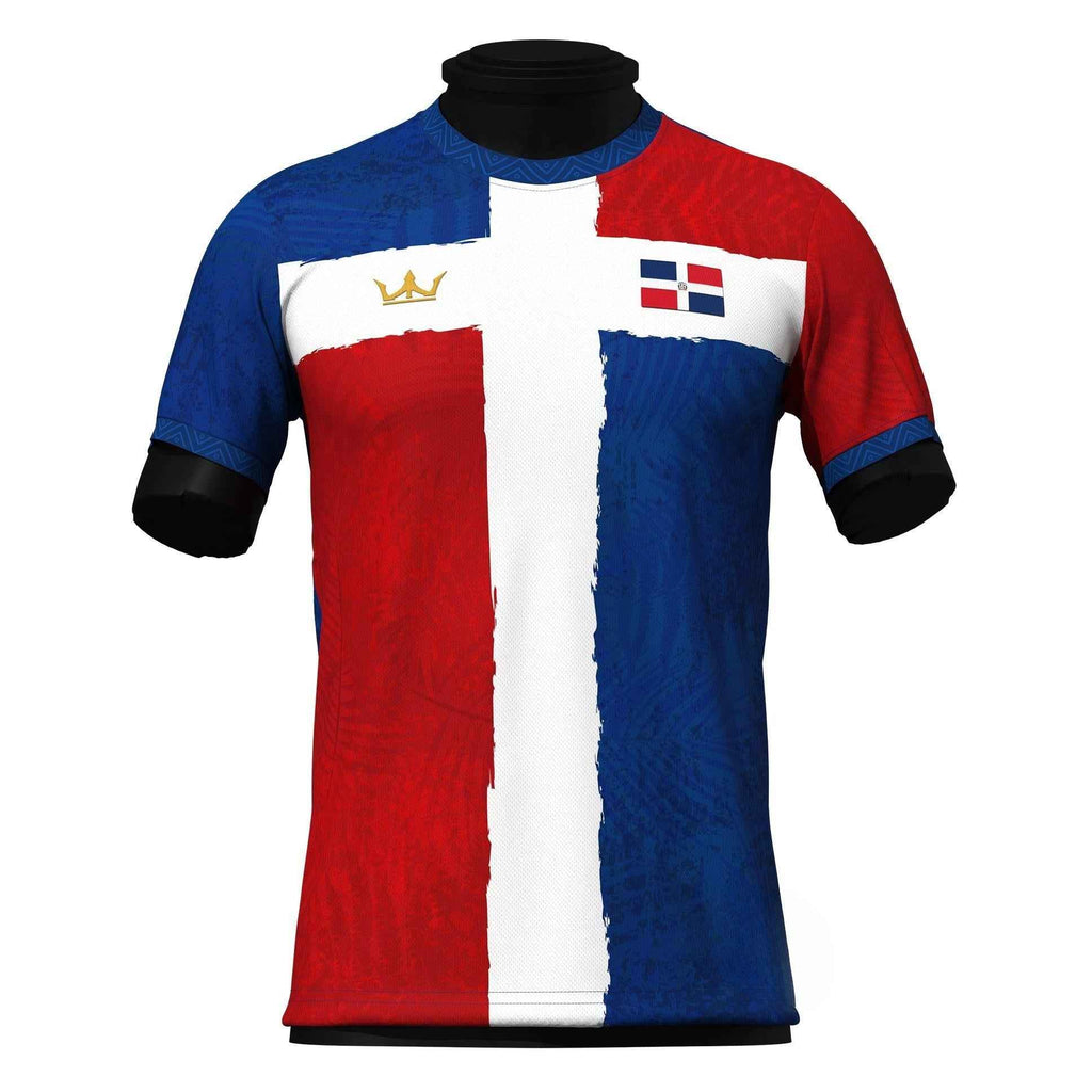 Custom Dominican Republic Heritage Custom Football Jersey