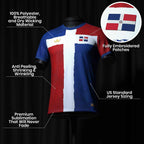Custom Dominican Republic Heritage Custom Football Jersey