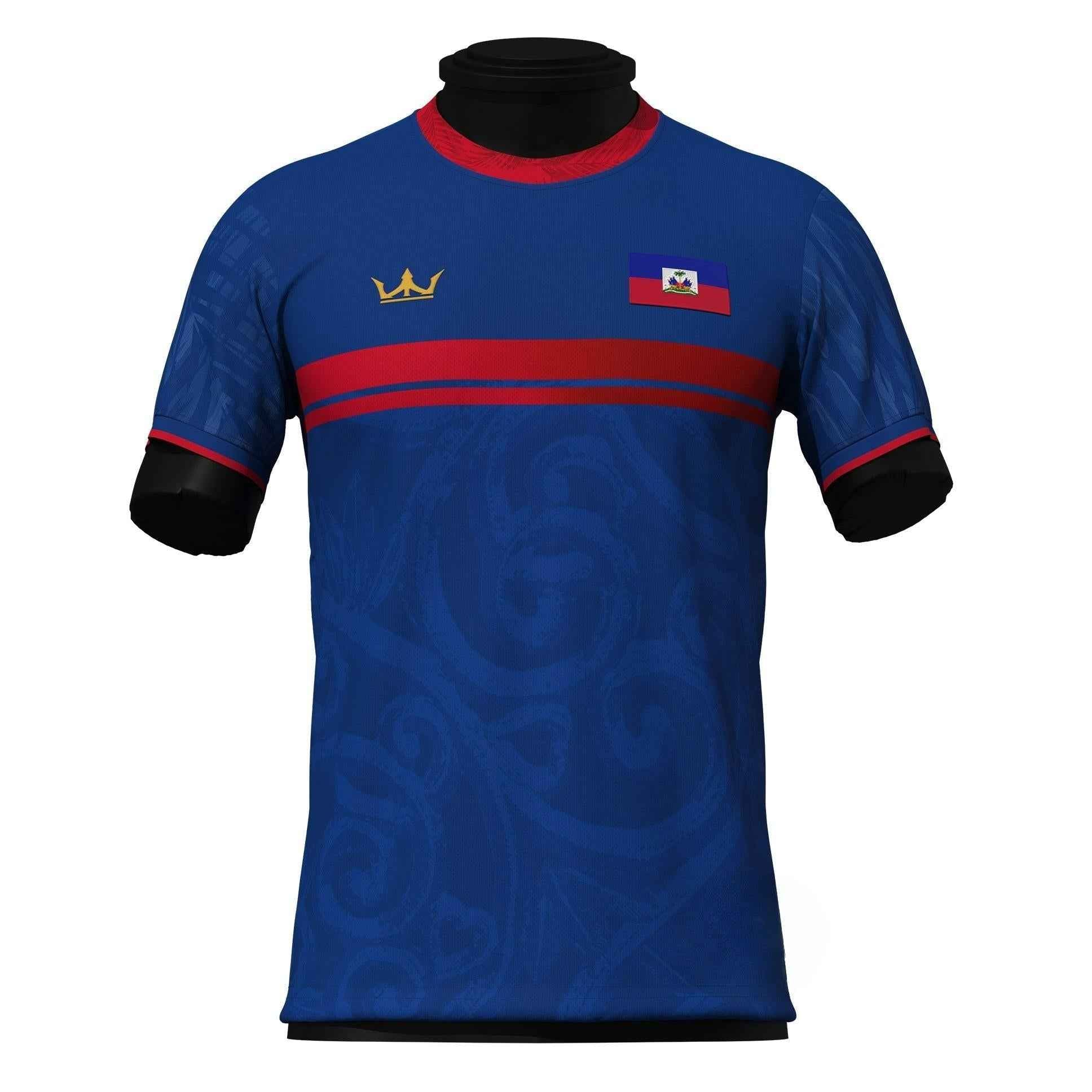 Custom Haiti Custom Heritage Football Jersey