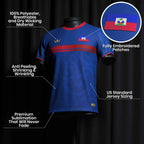Custom Haiti Custom Heritage Football Jersey