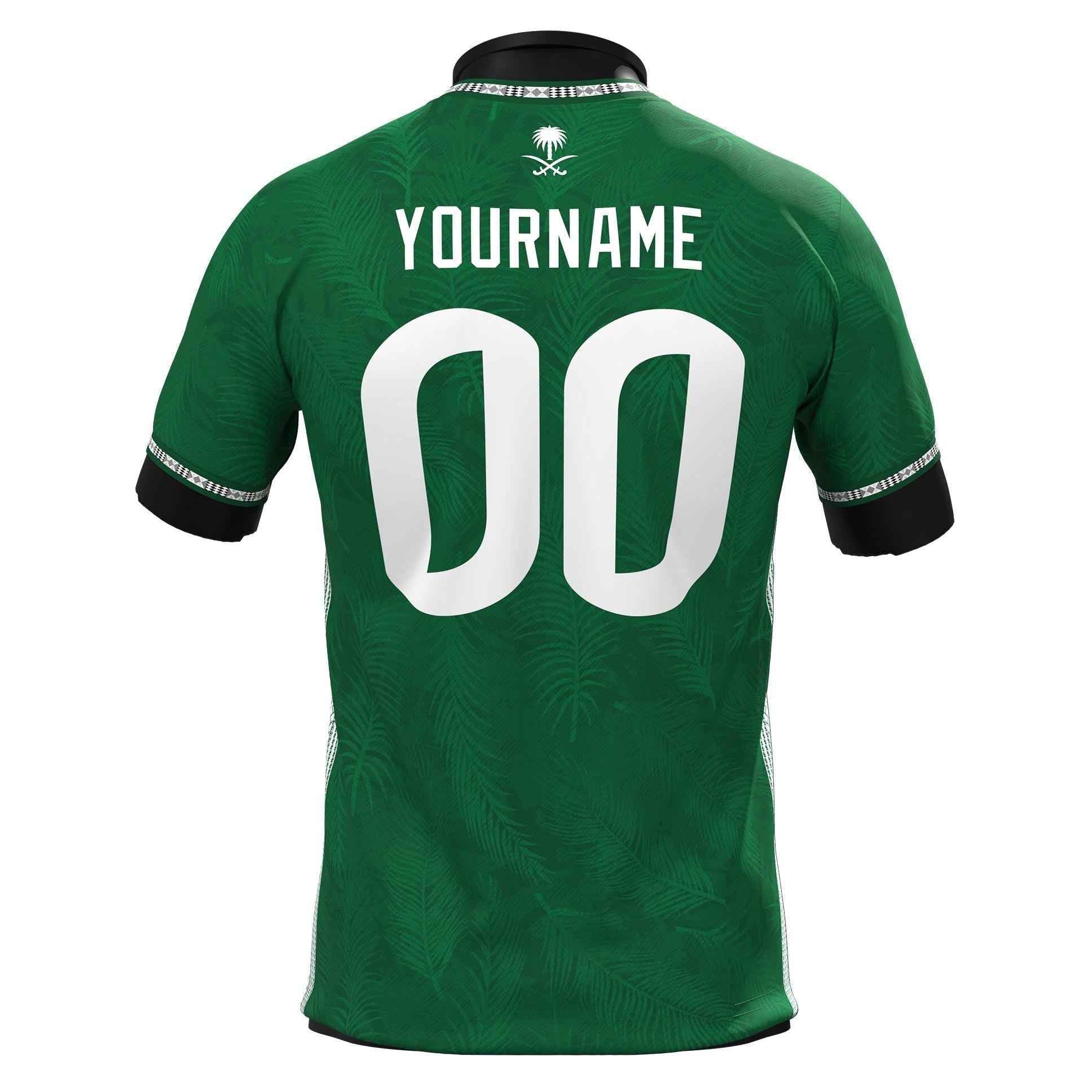 Custom Saudi Arabia Heritage Custom Football Jersey