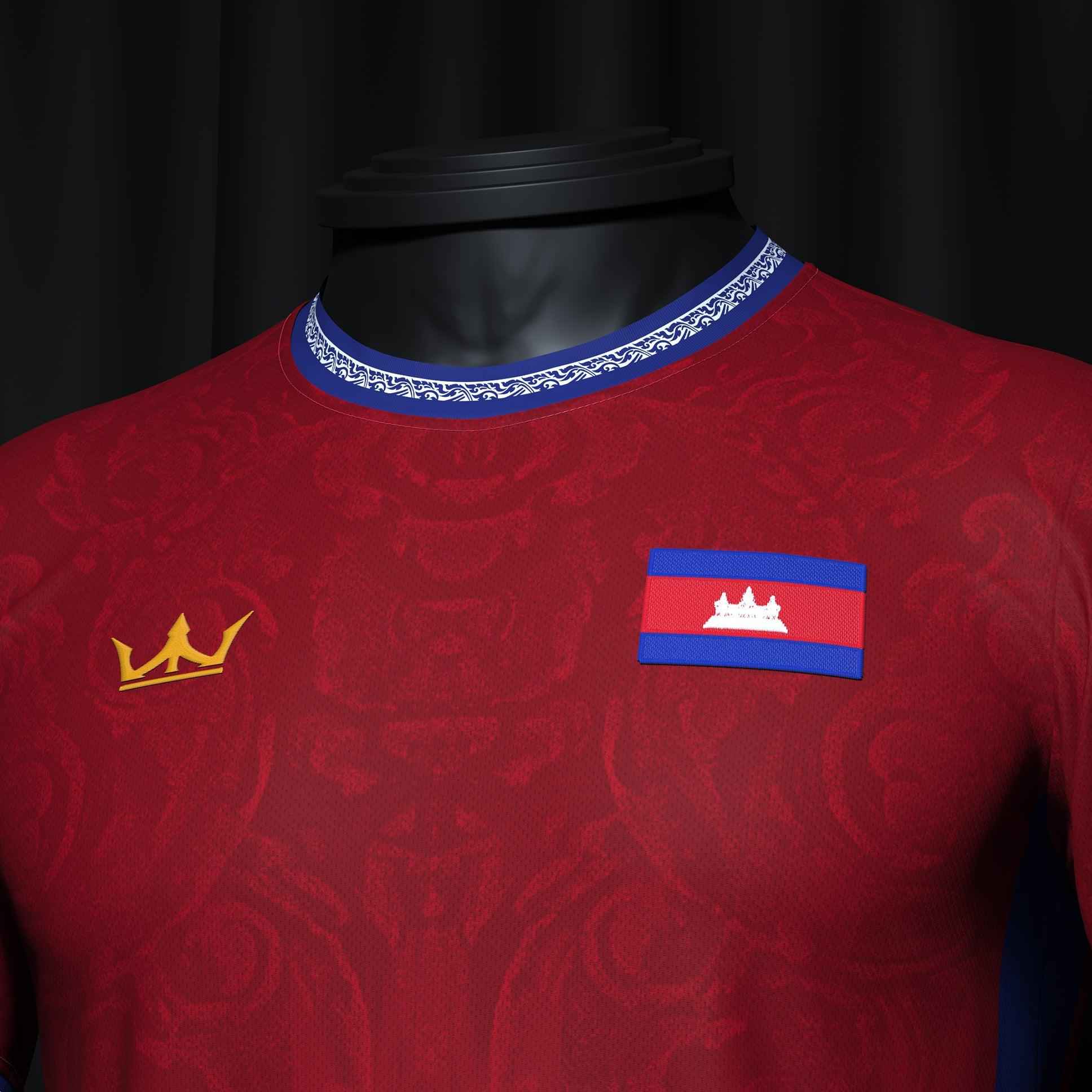 Custom Cambodia Heritage Custom Football Jersey