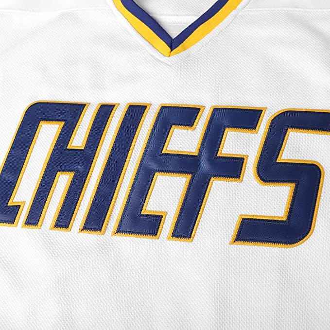 Custom Charlestown Chiefs Hanson Brothers Hockey Jersey