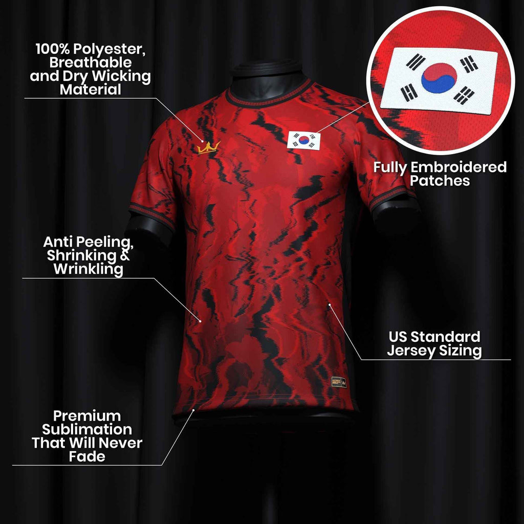 Custom South Korea Heritage Custom Football Jersey