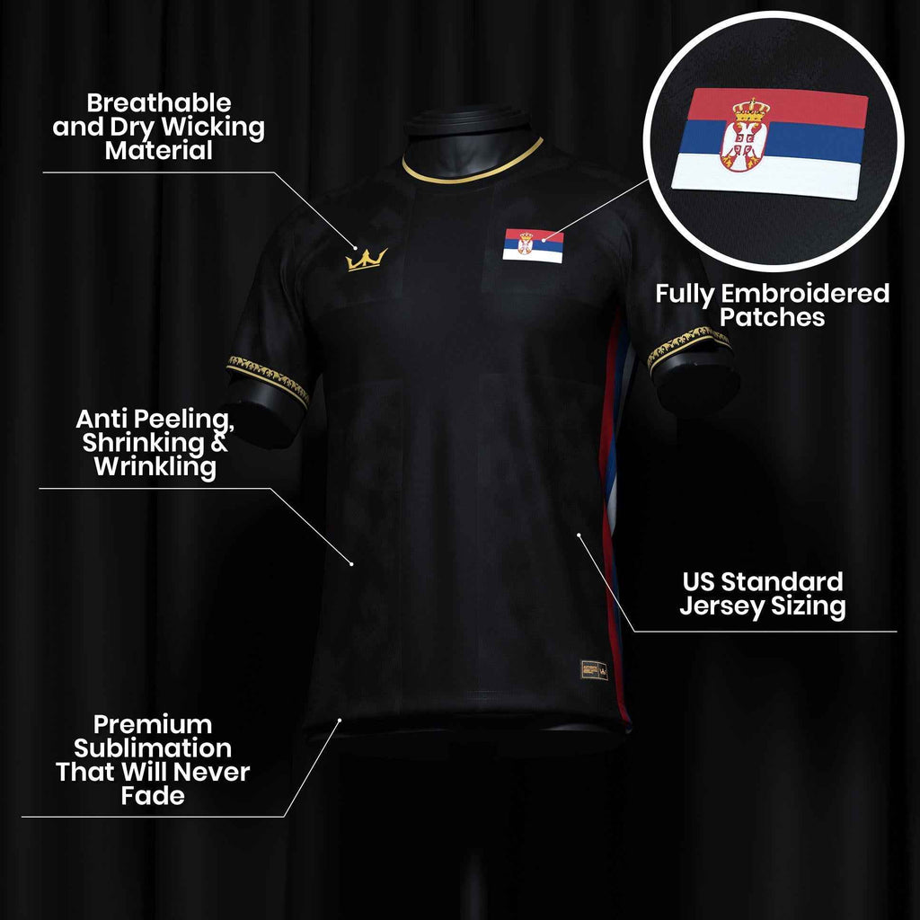 Custom Serbia Limited Edition Heritage Custom Football Jersey