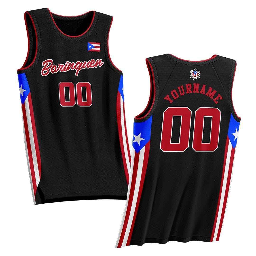 Custom Puerto Rico Heritage Custom Basketball Jersey