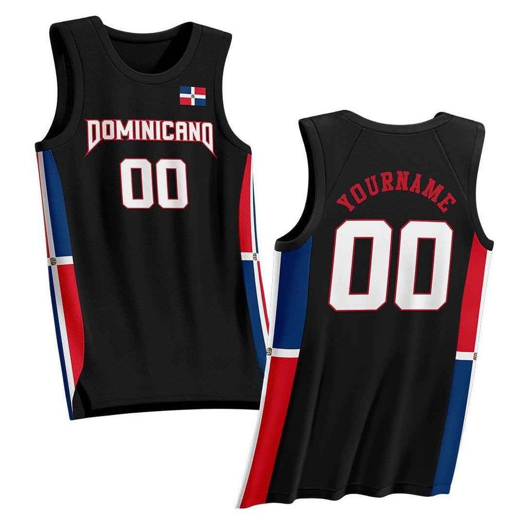 Custom Dominican Republic Heritage Custom Basketball Jersey