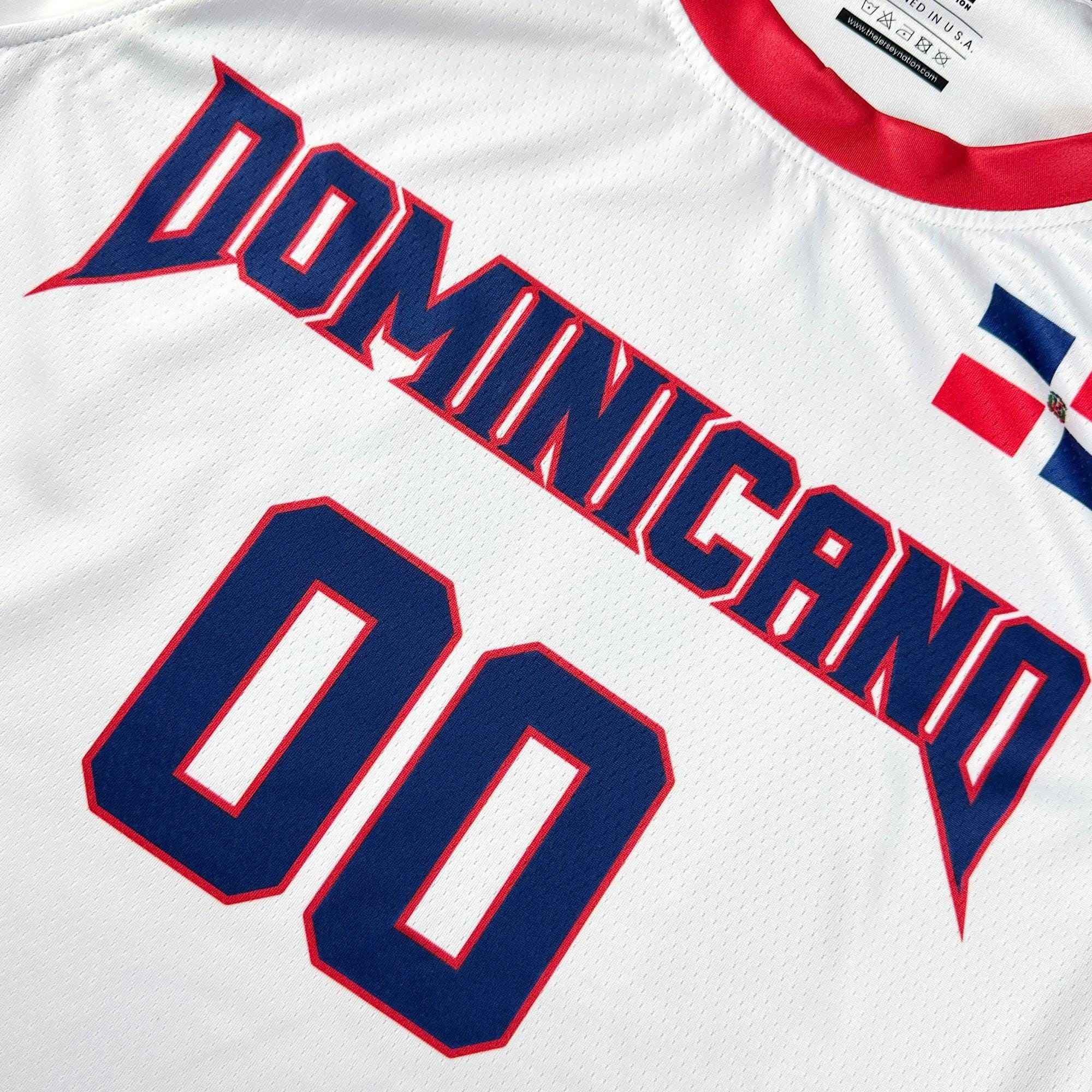 Custom Dominican Republic Heritage Custom Basketball Jersey
