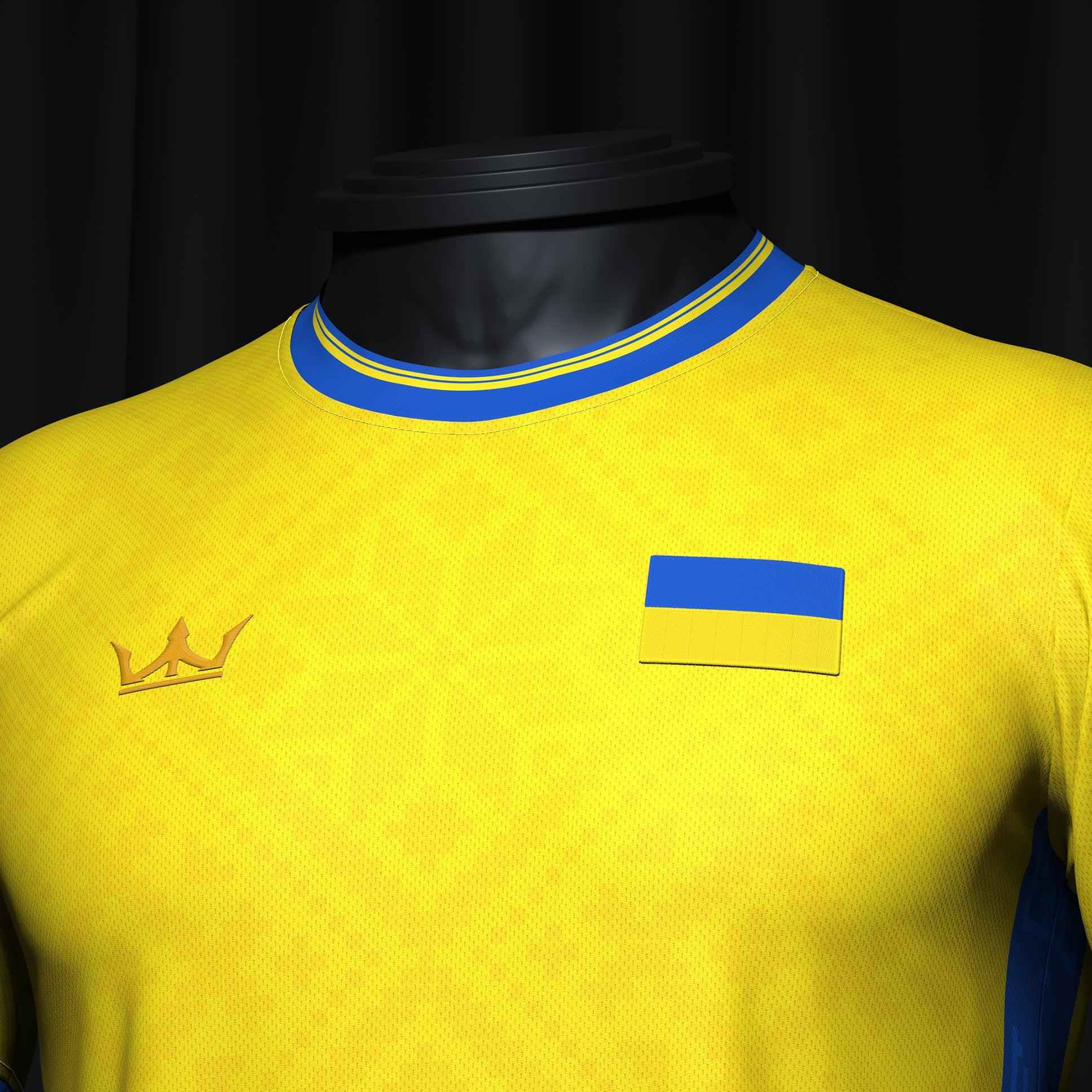 Custom Ukraine Heritage Custom Football Jersey