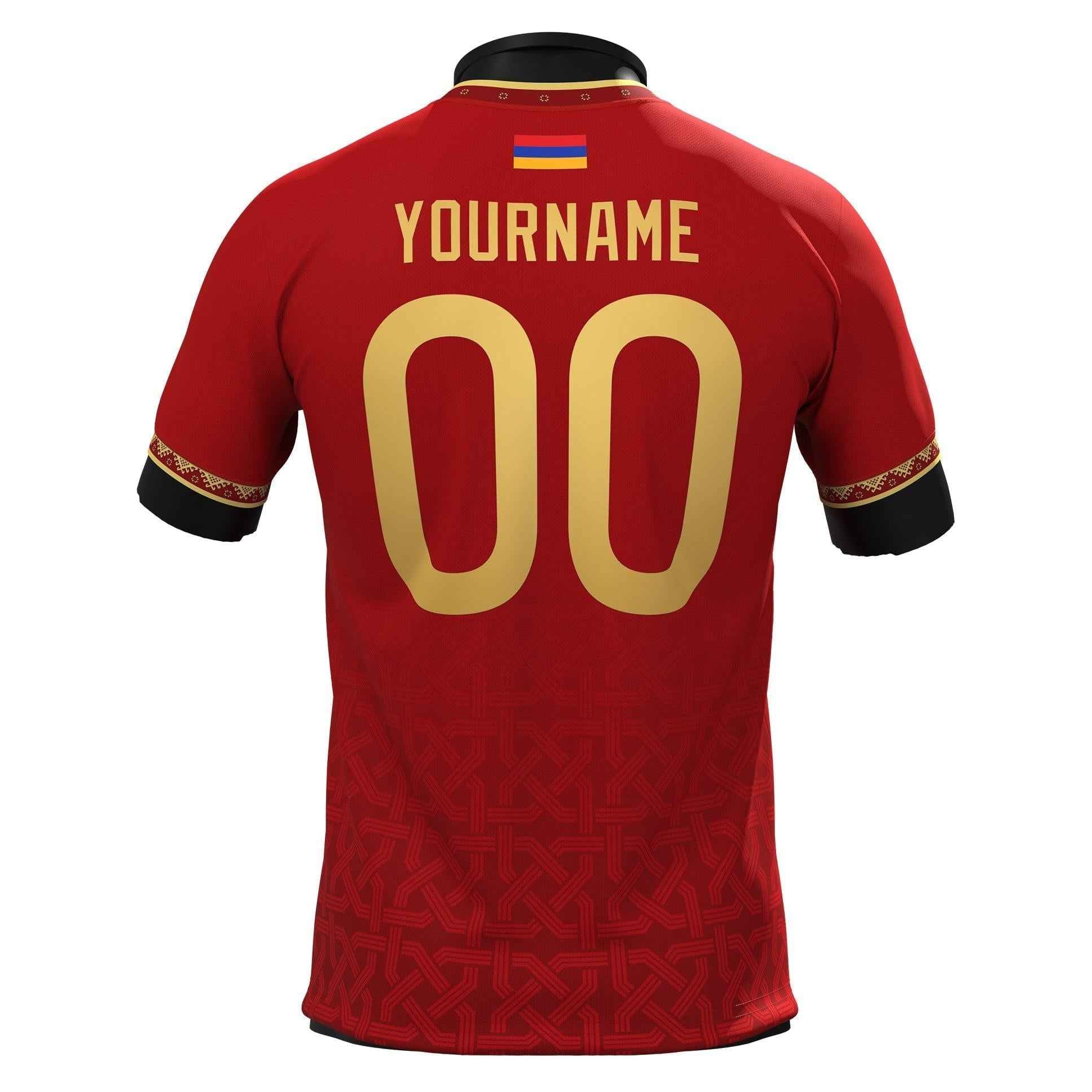 Custom Armenia Heritage Custom Football Jersey