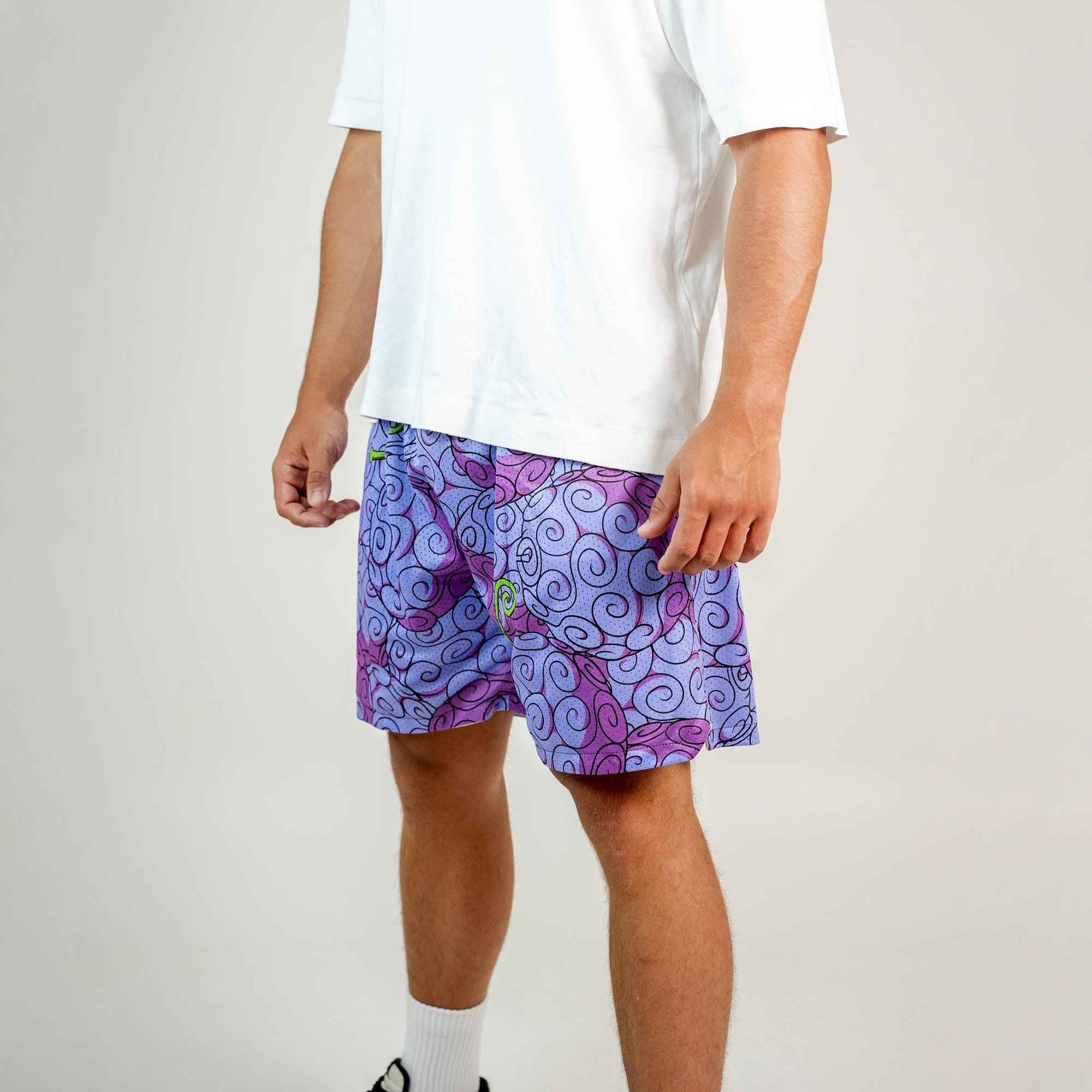 Custom Gum-Gum Mesh Shorts