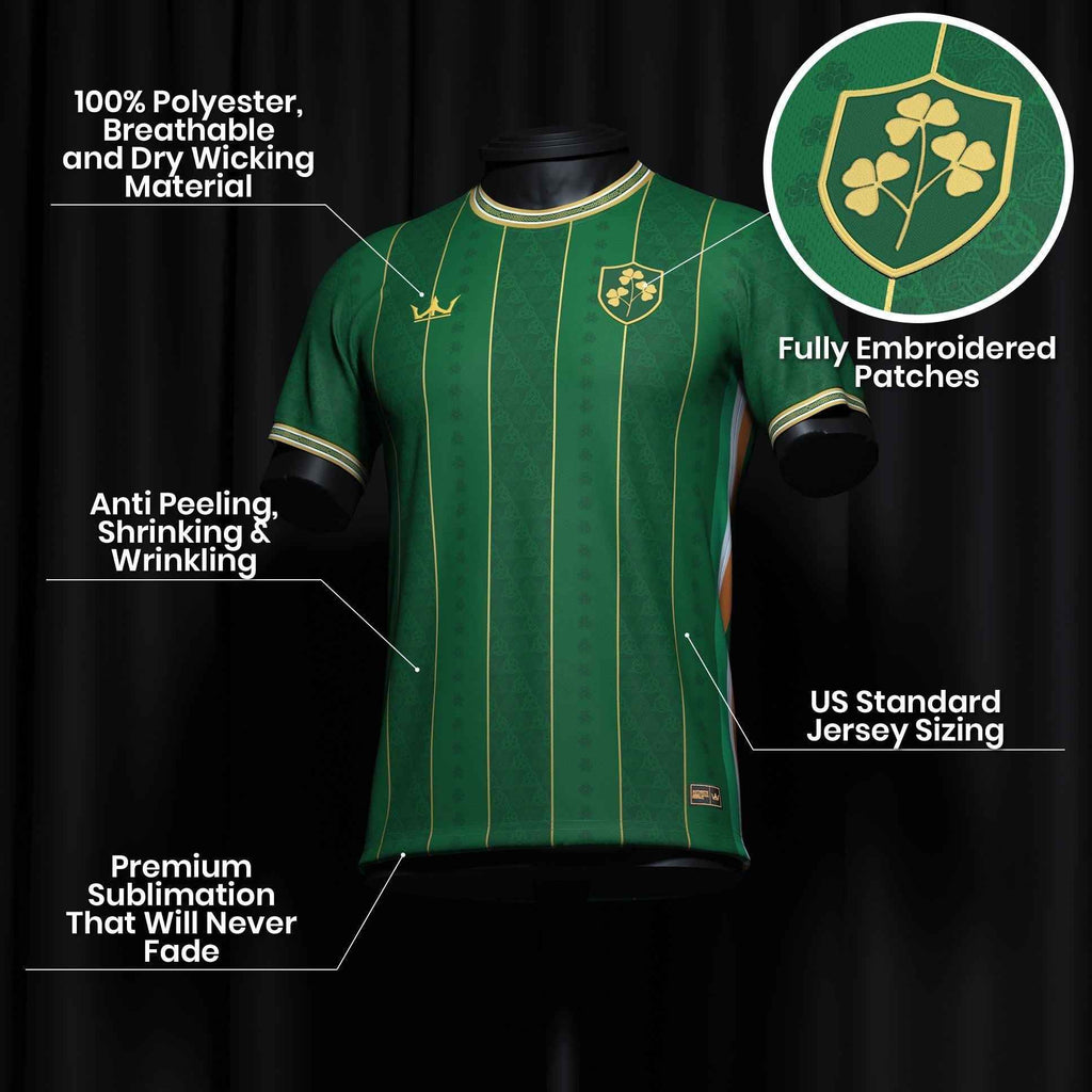 Custom Ireland Heritage Custom Football Jersey