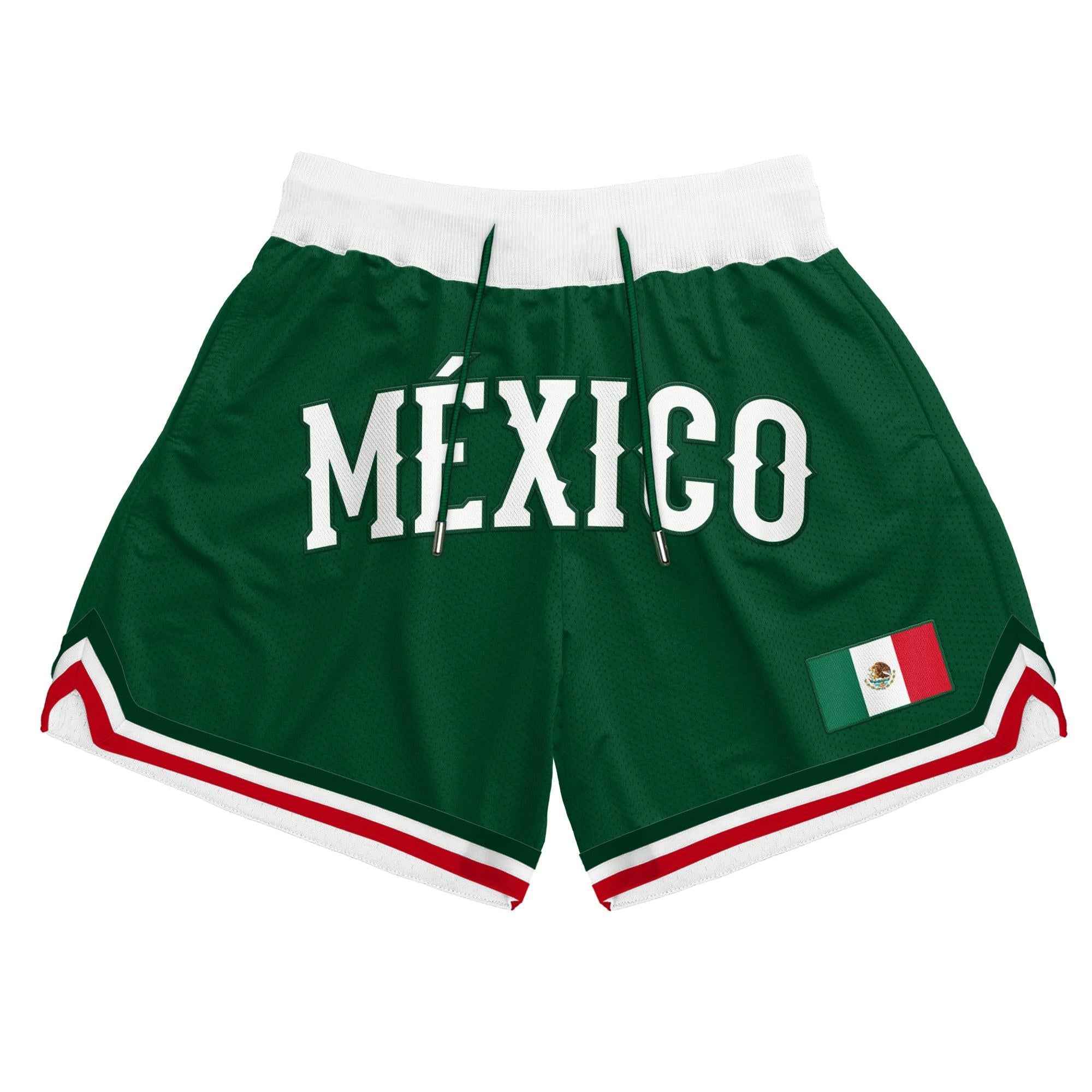 Custom Mexico Heritage Basketball Shorts