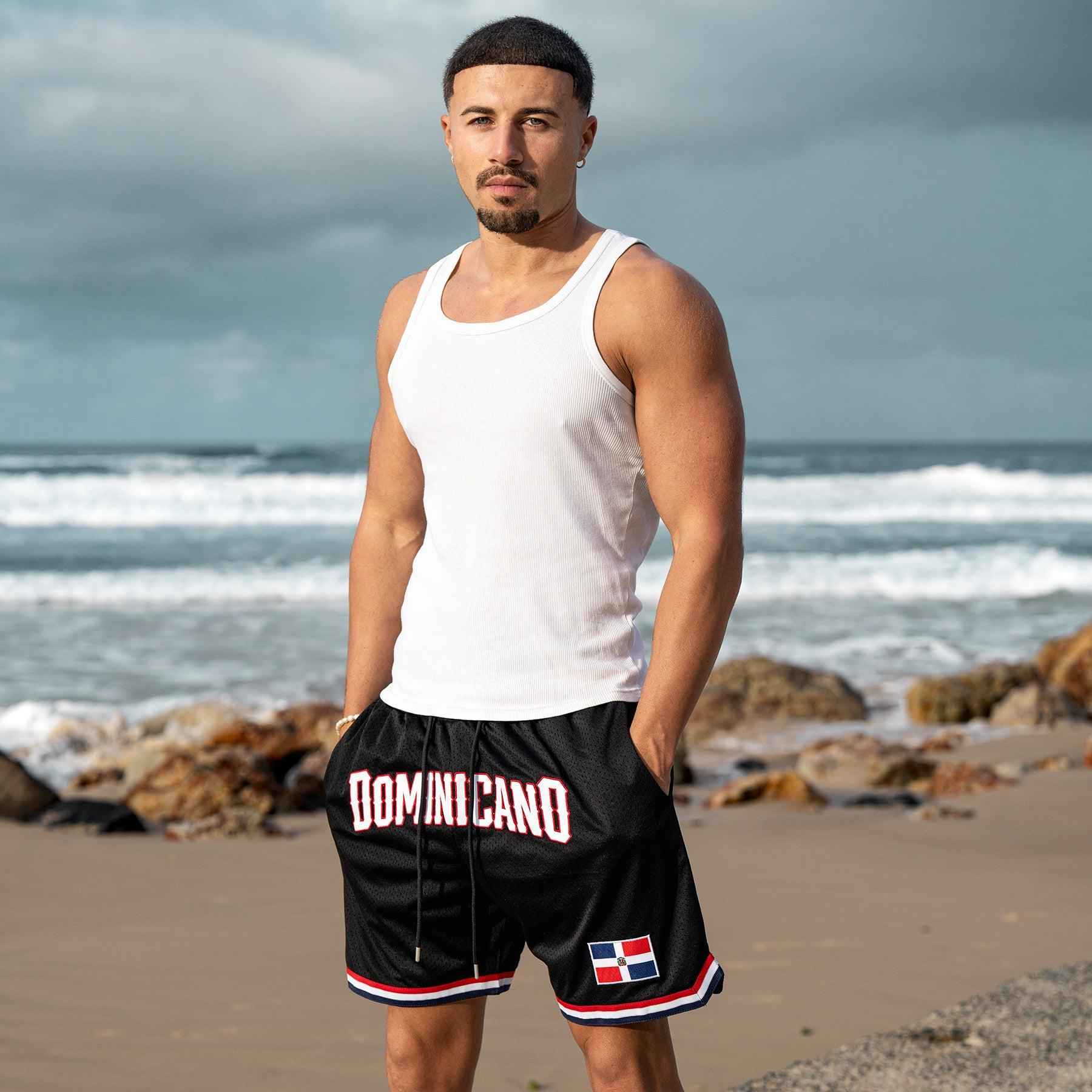Custom Dominican Republic Heritage Basketball Shorts