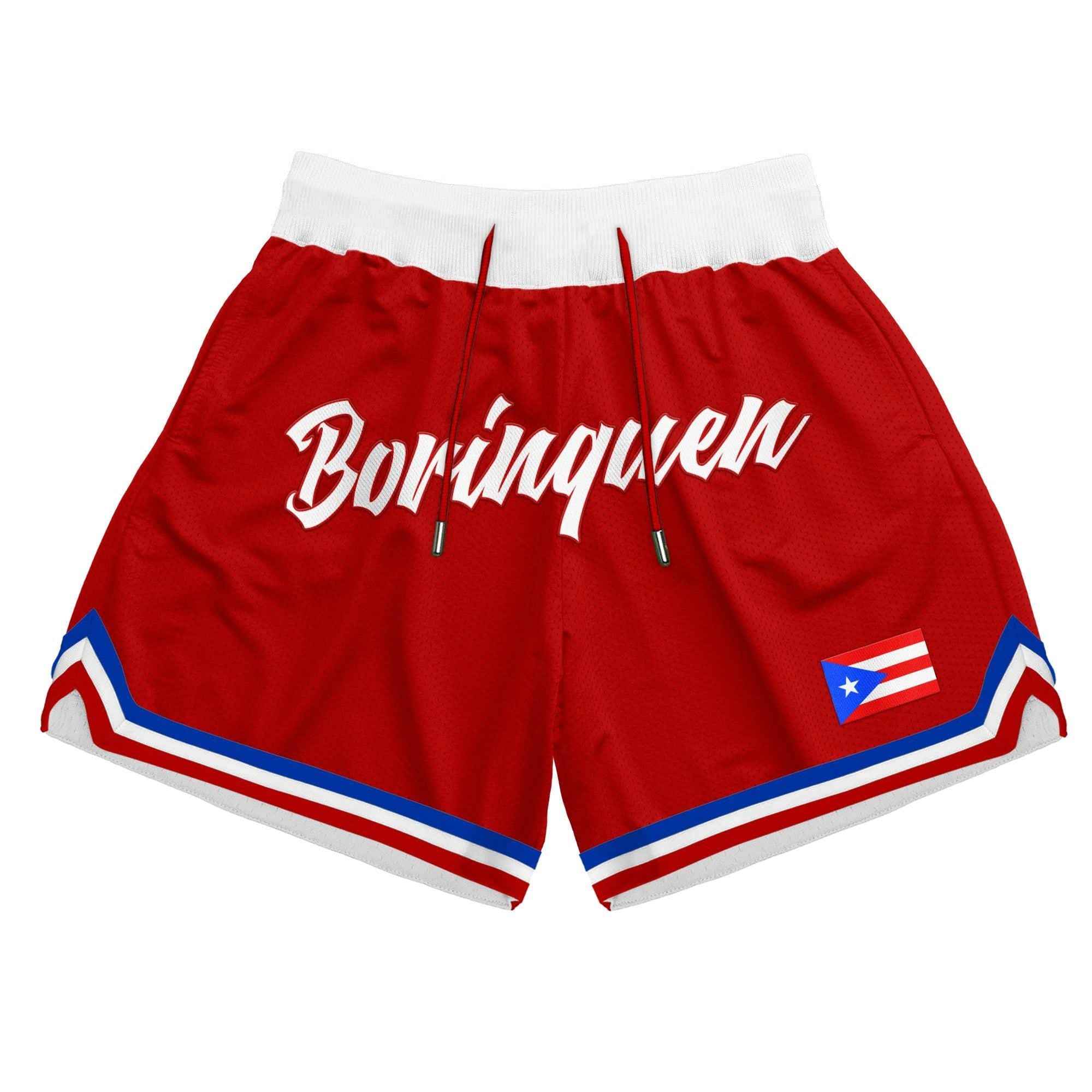 Custom Puerto Rico 'Borinquen' Heritage Basketball Shorts