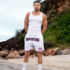 Custom Dominican Republic Heritage Basketball Shorts