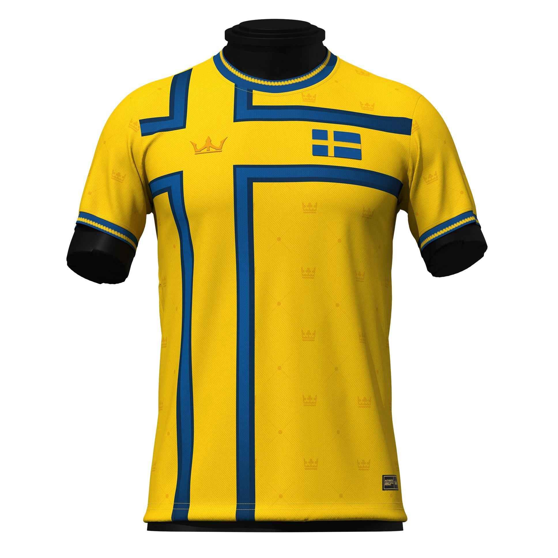 Custom Sweden Heritage Custom Football Jersey