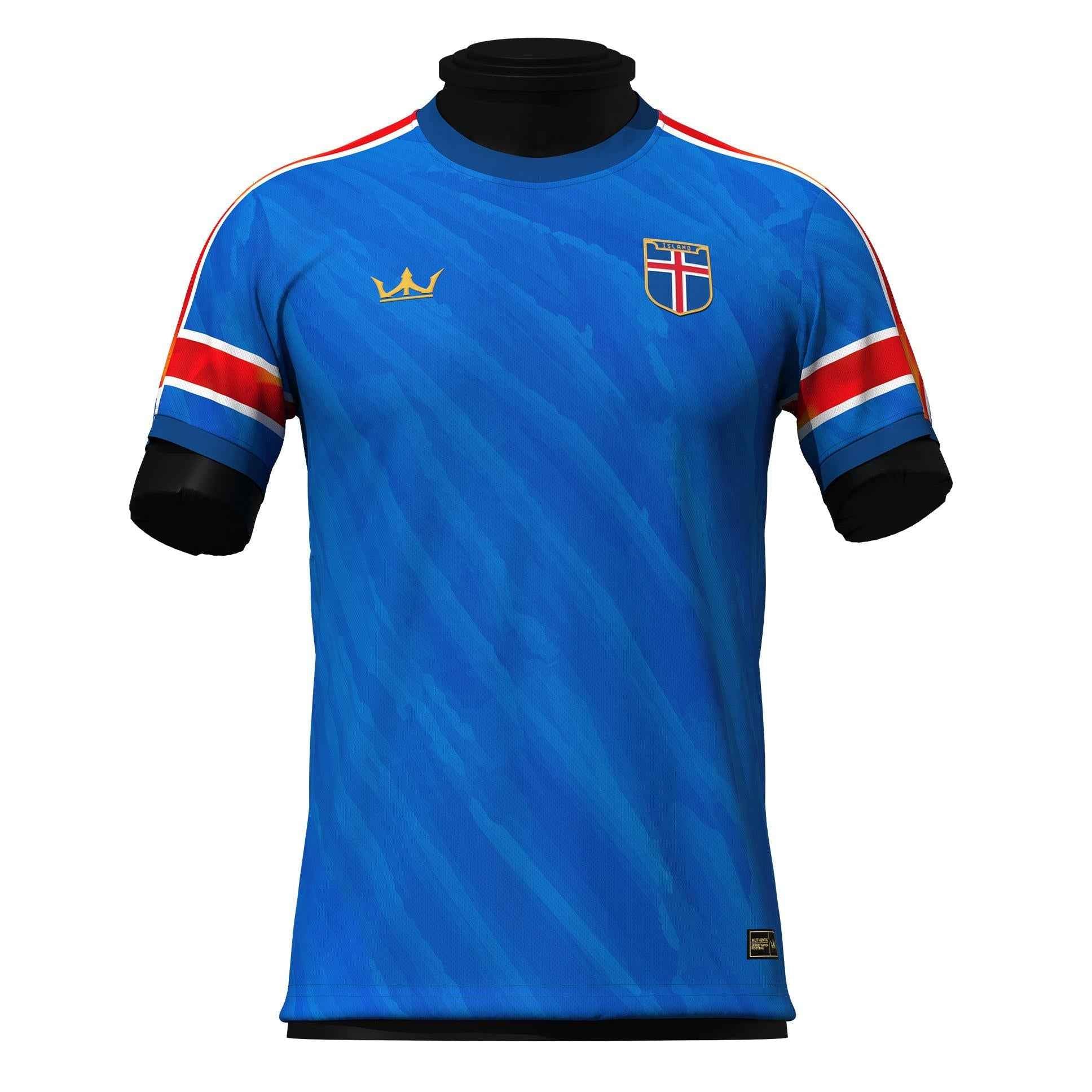 Custom Iceland Heritage Custom Football Jersey