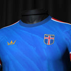Custom Iceland Heritage Custom Football Jersey