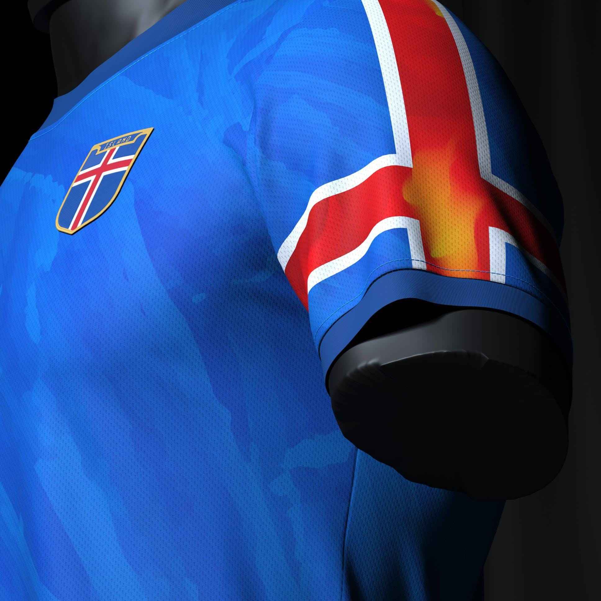 Custom Iceland Heritage Custom Football Jersey