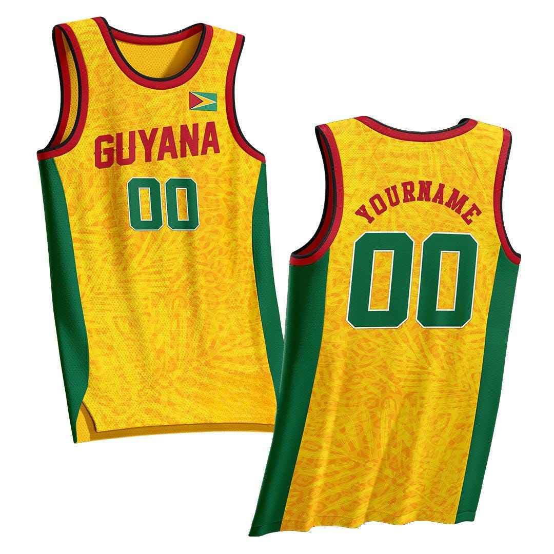 Custom Guyana Heritage Custom Basketball Jersey
