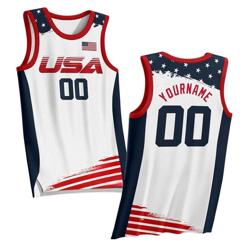 Custom USA Heritage Custom Basketball Jersey