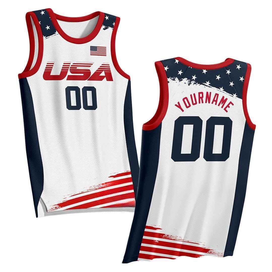 Custom USA Heritage Custom Basketball Jersey