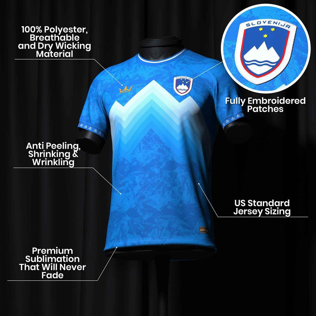 Custom Slovenia Heritage Custom Football Jersey
