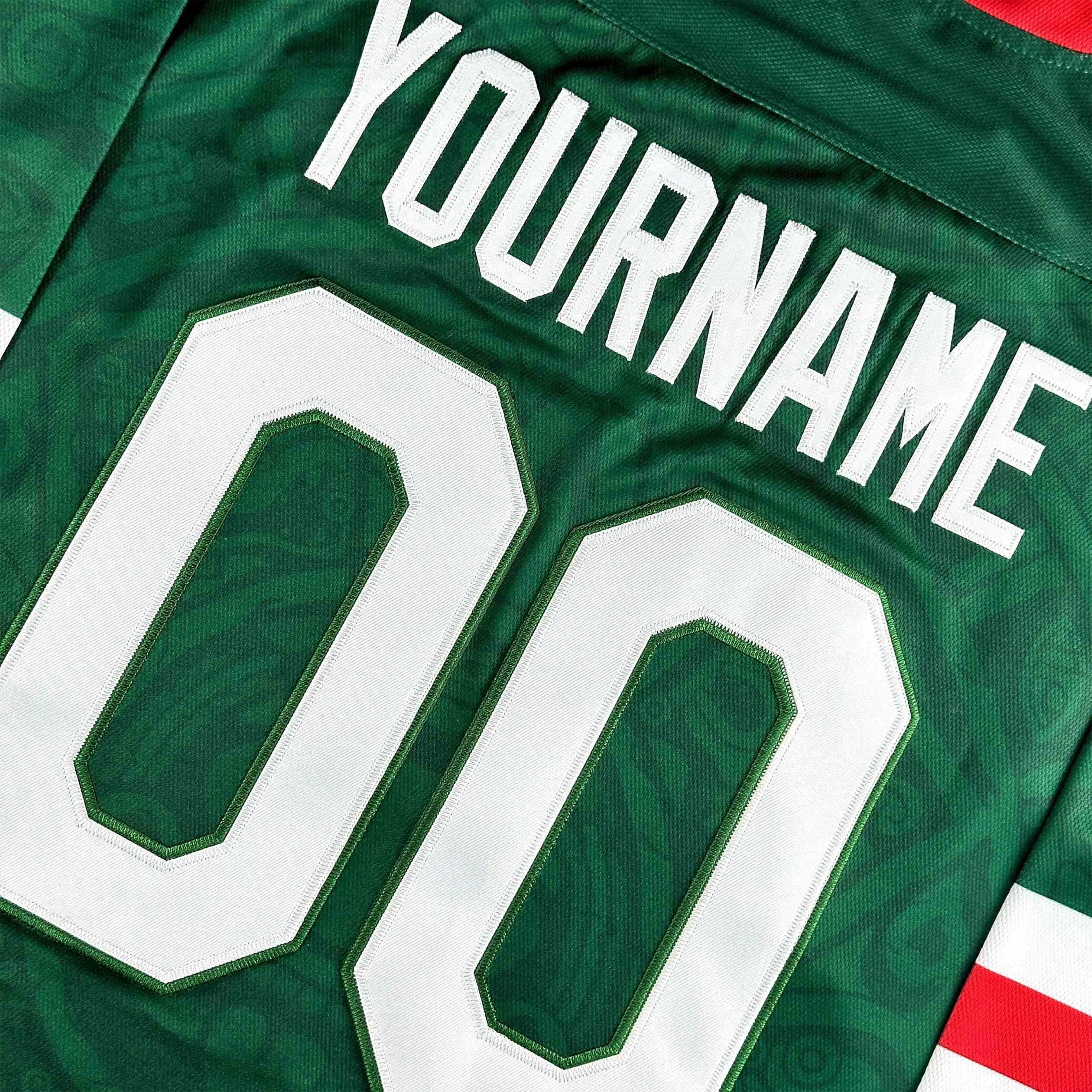 Custom Mexico Heritage Custom Hockey Jersey