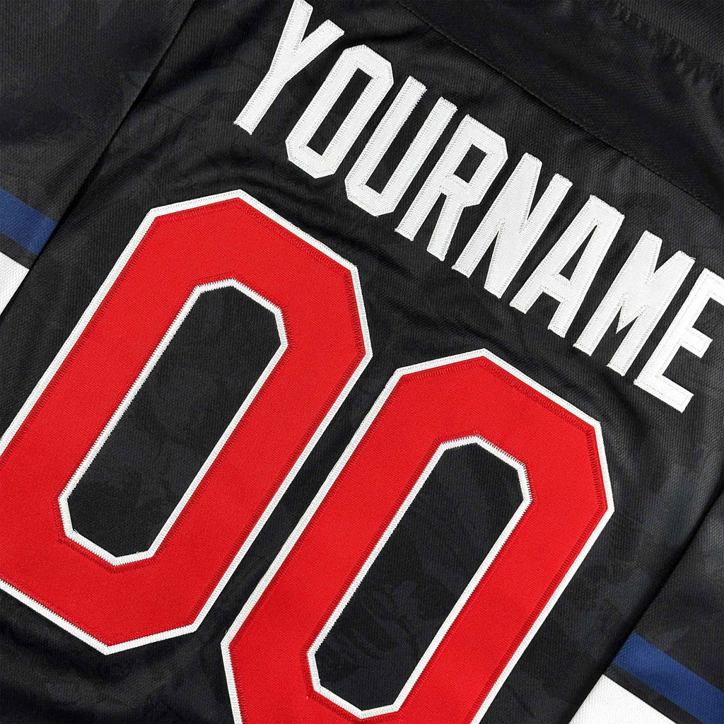 Custom Dominican Republic Heritage Custom Hockey Jersey