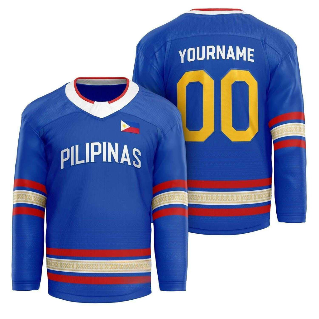 Custom Philippines Heritage Custom Hockey Jersey