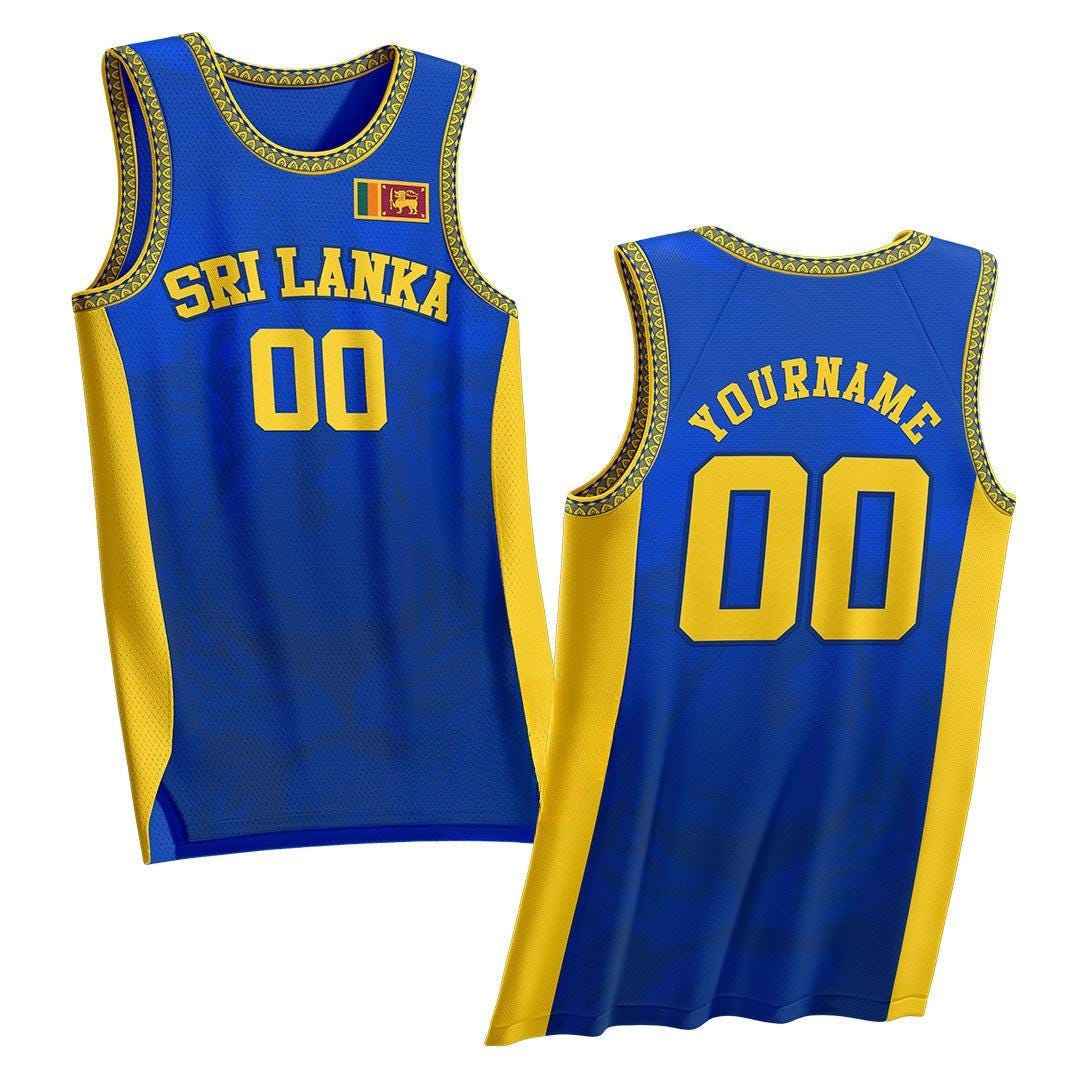 Custom Sri Lanka Custom Basketball Jersey