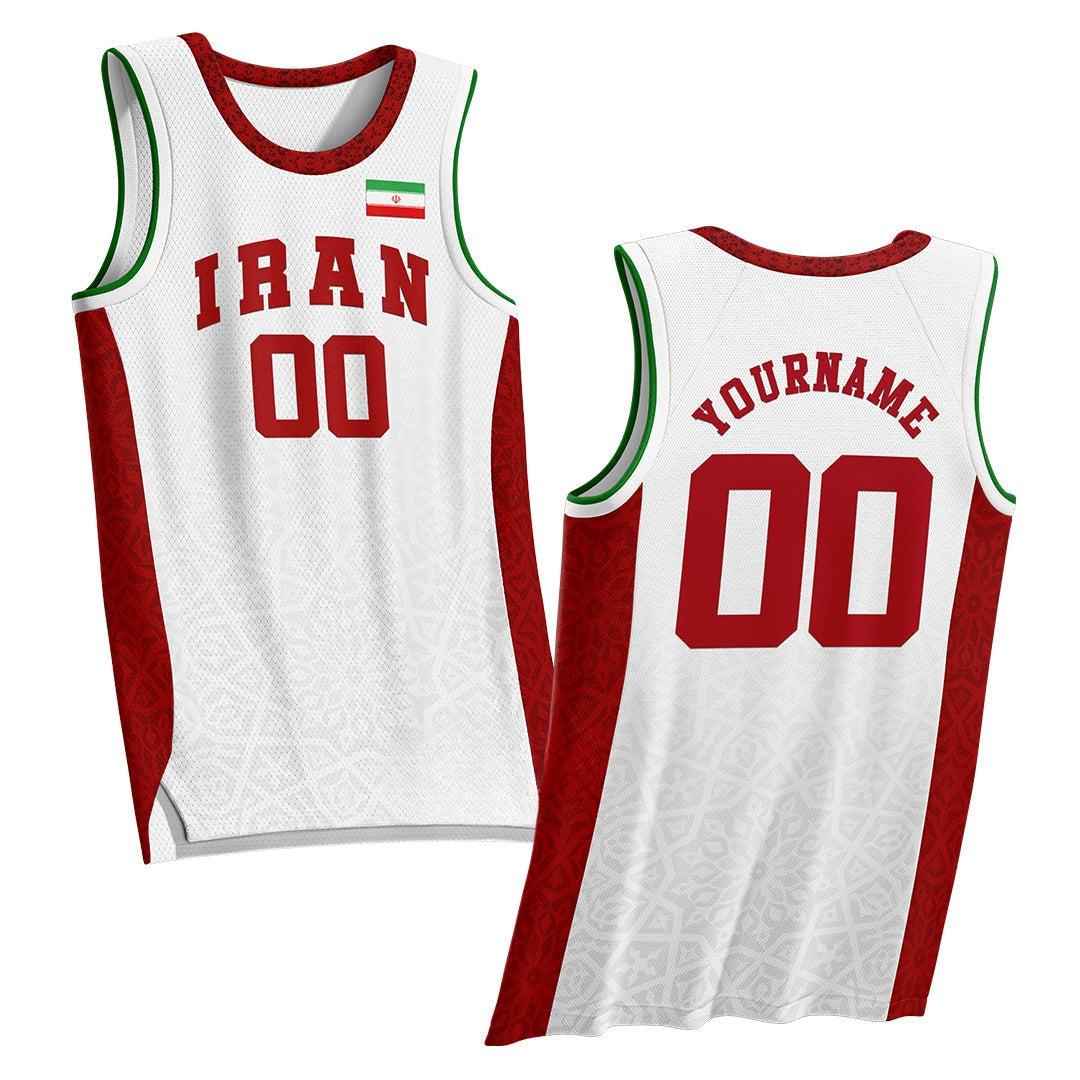 Custom Iran Heritage Custom Basketball Jersey