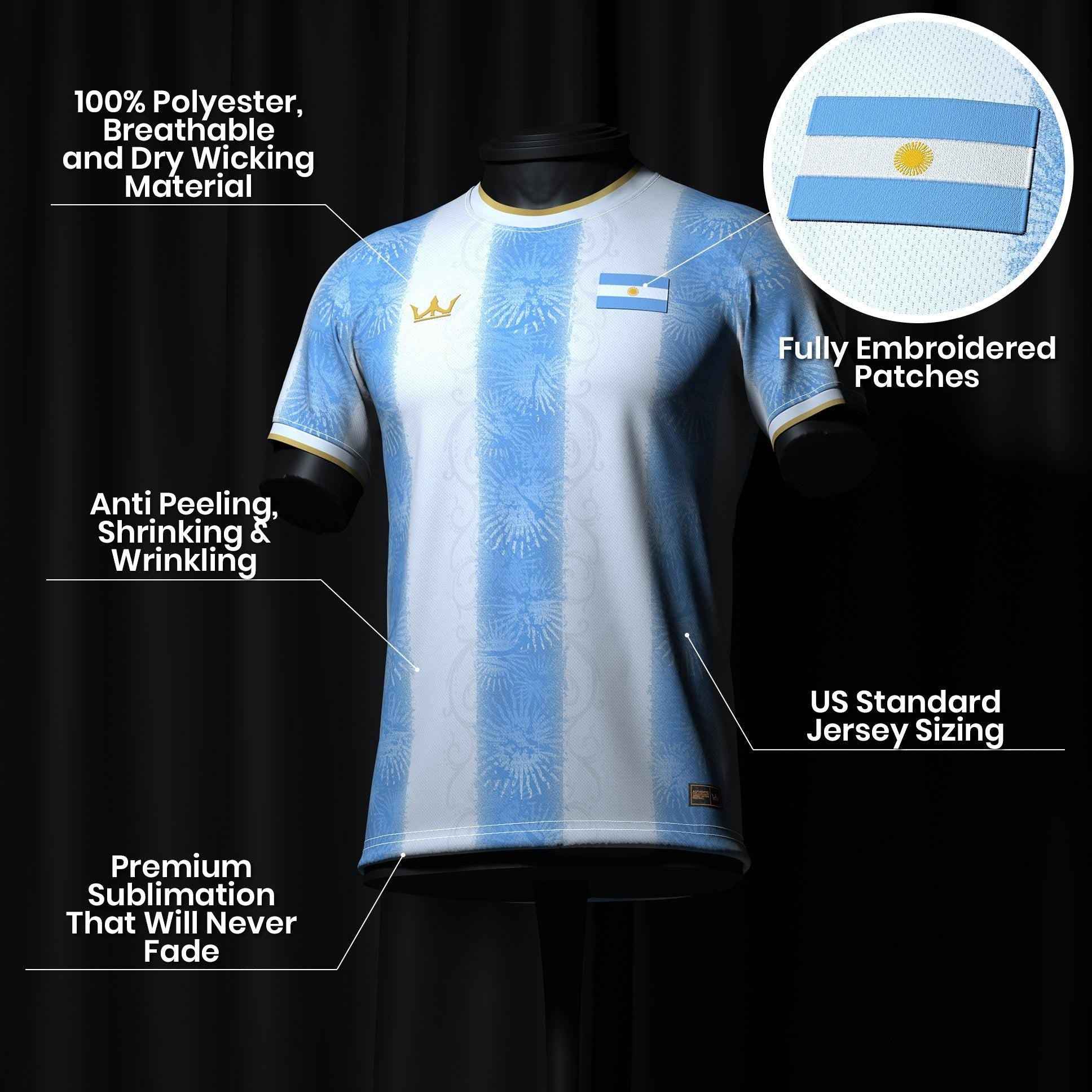 Custom Argentina Heritage Custom Football Jersey