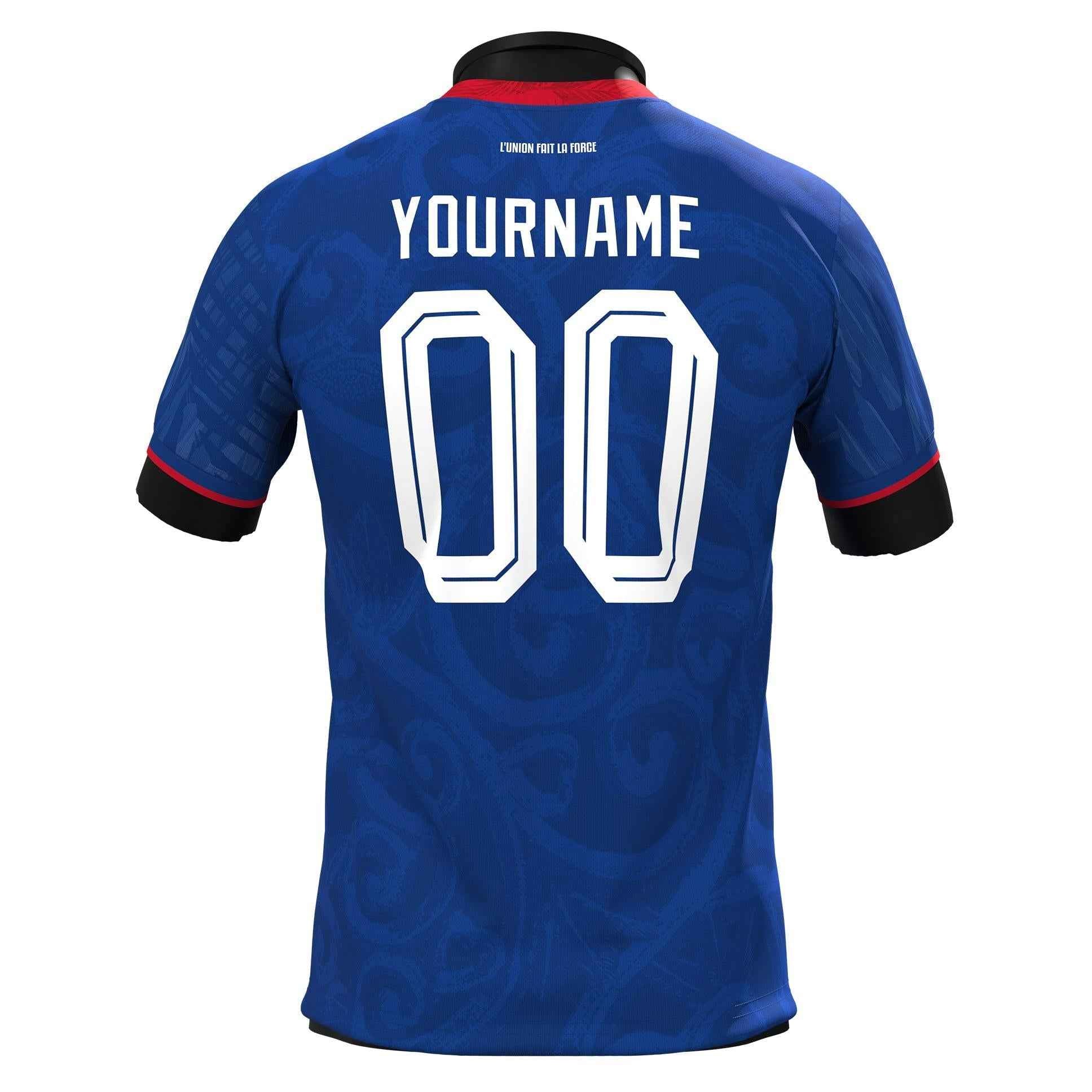 Custom Haiti Custom Heritage Football Jersey
