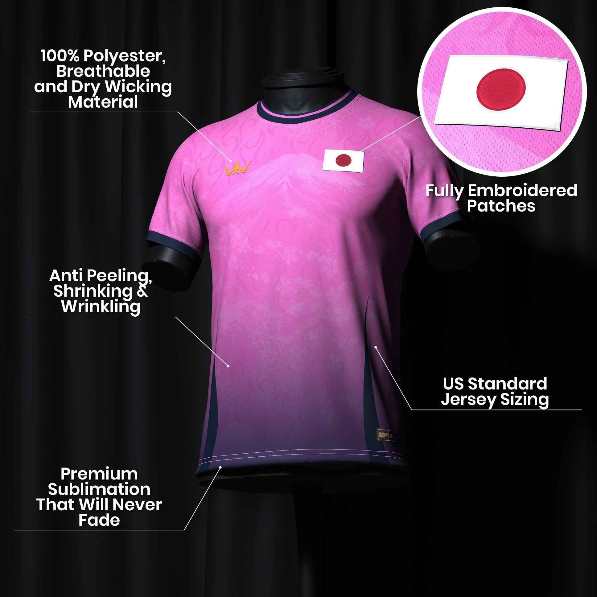 Custom Japan Heritage Custom Football Jersey