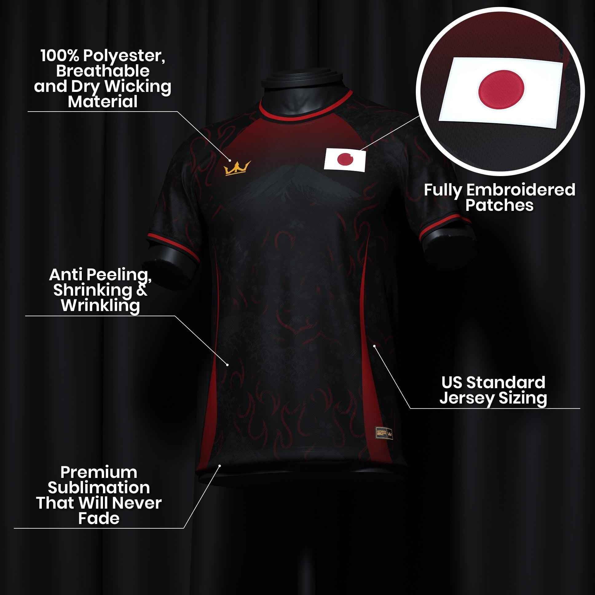 Custom Japan Heritage Custom Football Jersey
