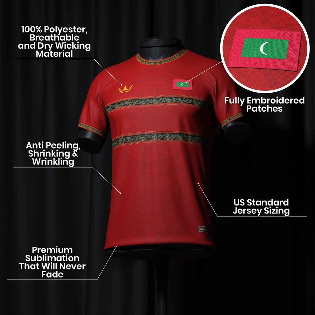 Custom Maldives Heritage Custom Football Jersey
