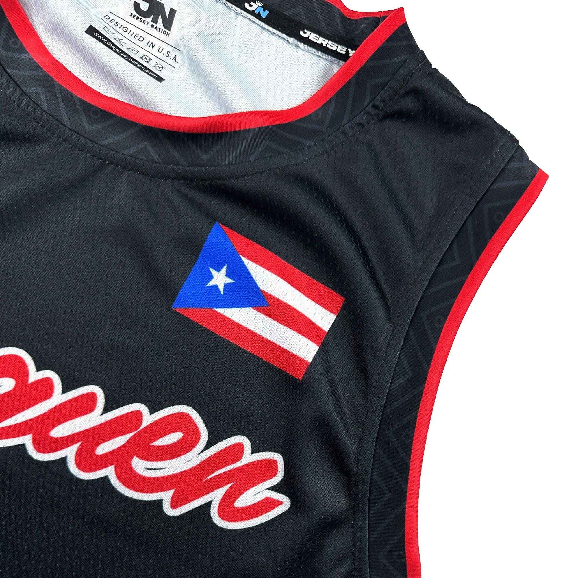 Custom Puerto Rico Heritage Custom Basketball Jersey